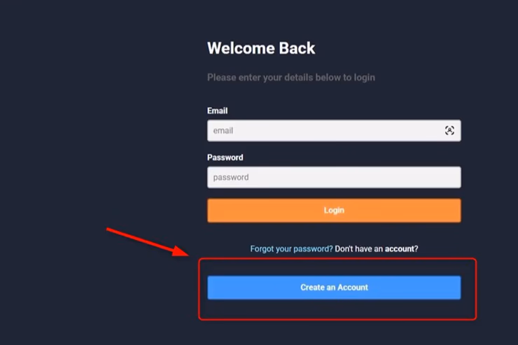 playit.ggのアカウント登録ページで青い登録ボタンをクリックしている画面