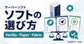 マイクラサーバーソフトをPaperかFabricで選ぶサムネイル