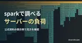 spark公式ドキュメントに掲載されたMinecraftの処理時間を示すフレームグラフの実画面に、サーバーの負荷を調べる記事見出しを重ねた画像。